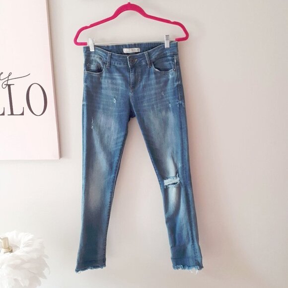 EUC Zara blue dark wash denim jeans, 6 - Picture 6 of 8